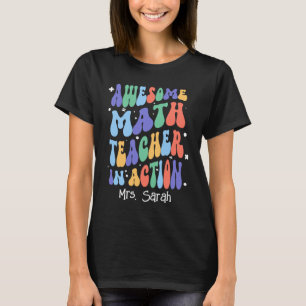 T-shirt Enseignant En Action (NOM DE L'ENSEIGNANT)