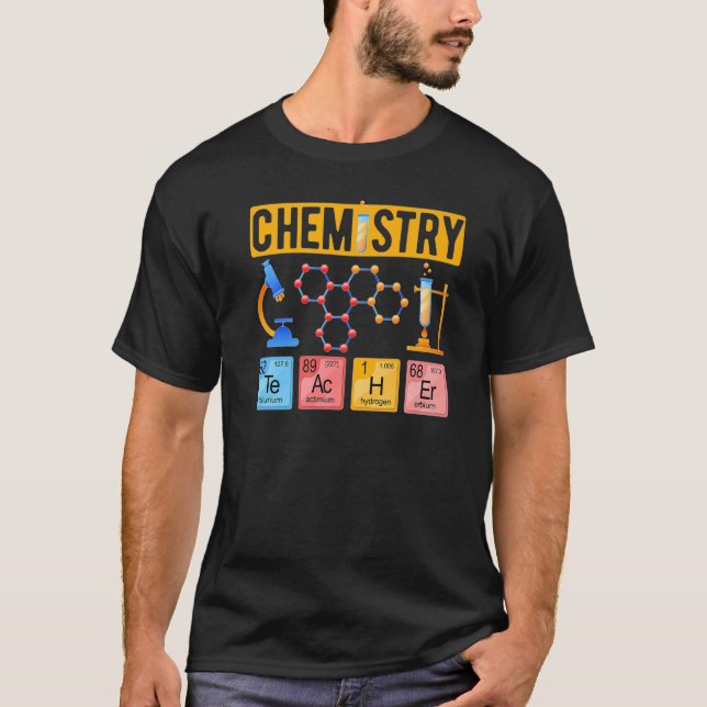 T-shirt Enseignant en chimie Éléments chimiques Chimie Ens (Devant)