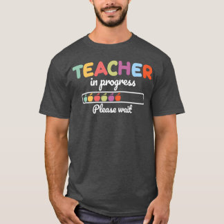 T-shirt Enseignant en cours, veuillez attendre l'enseignem