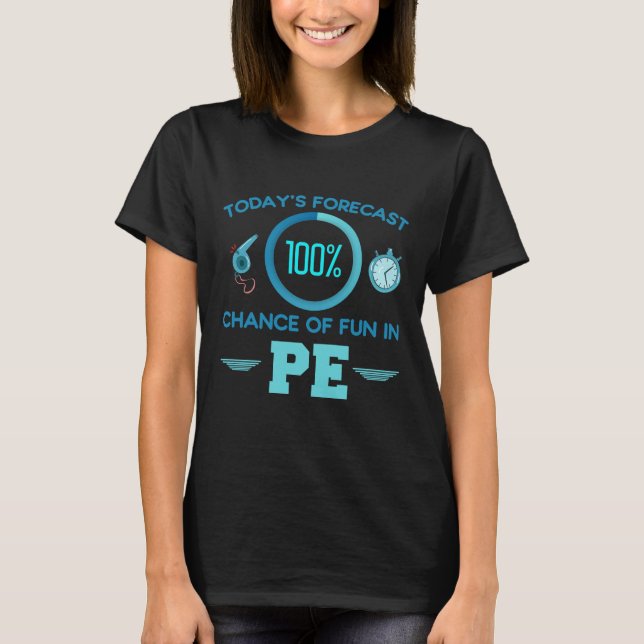 T-shirt Enseignant en éducation physique Humour (Devant)