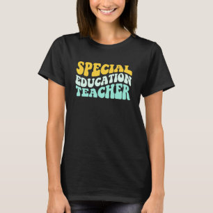 T-shirt Enseignant en éducation spécialisée Groovy Rétro D