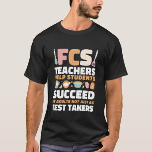 T-shirt Enseignant en FCS aide les élèves à réussir en tan