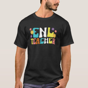 T-shirt Enseignant en Littérature Anglaise ENL Éducation 