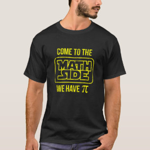 T-shirt enseignant en mathématiques amusant Venez