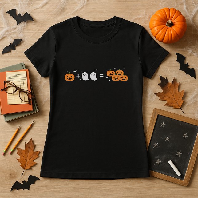 T-shirt Enseignant en mathématiques éffrayantes Halloween  (Créateur téléchargé)