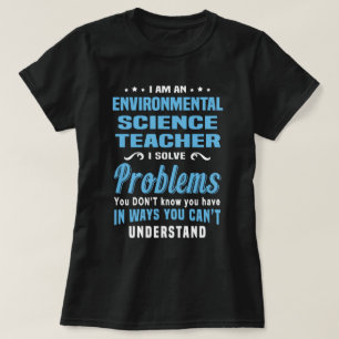 T-shirt Enseignant en sciences de l'environnement