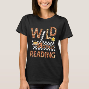T-shirt Enseignant fou de lecture de livres retour à l'éco