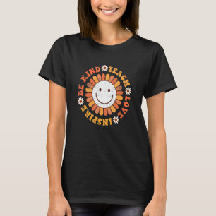 T-shirt Enseignant Hippy super Soyez gentil Enseigner Amou