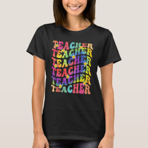 T-shirt Enseignant Inspirational Colorée école primaire T