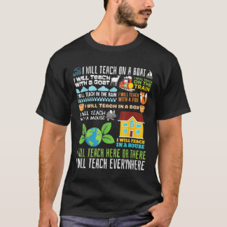 T-shirt Enseignant - Je Vais Enseigner Sur Une Chèvre De B