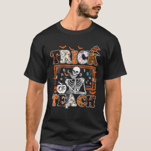 T-shirt Enseignant Lazy Halloween Costume Trick Ou Enseign