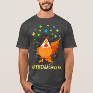 T-shirt Enseignant Mathemachicken Math Lovers Funny