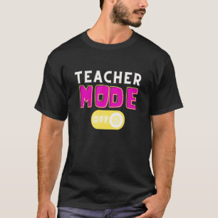 T-shirt Enseignant Mode Désactivé Tie Dye Dernier Jour D'É