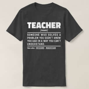T-shirt Enseignant Noun Définition Instructeur Inspiration