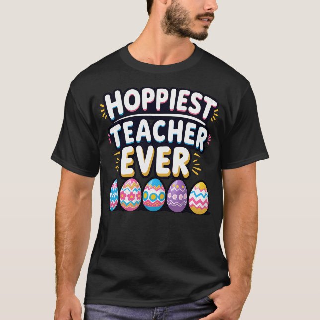 T-shirt Enseignant optimiste jamais (Devant)
