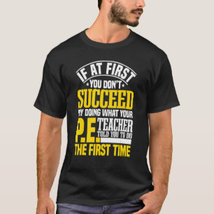 T-shirt Enseignant PE Gym Enseignant Enseignant Enseignant
