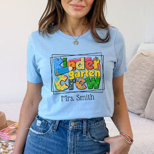 T-shirt Enseignant personnalisé de l'équipe de maternelle