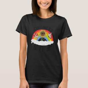 T-shirt Enseignant positif contre l'intimidation Arc-en-ci