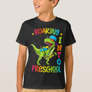 T-shirt Enseignant Pré K Retour À L'École Préscolaire Dino