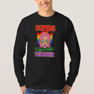 T-shirt Enseignant préféré de Cupidon Gay Vanlentine