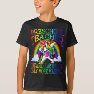 T-shirt Enseignant Préscolaire Comme Un Enseignant Régulie