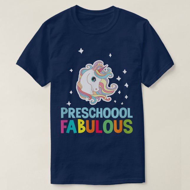 T-shirt Enseignant préscolaire fabuleux retour à l'école T (Design devant)