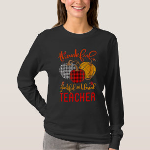 T-shirt Enseignant remercié bénit Automne Fall Citrouille