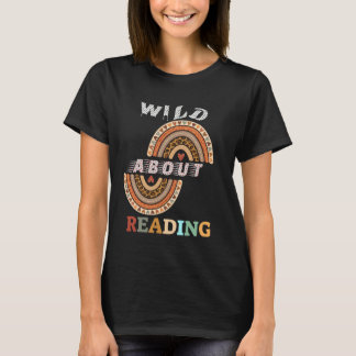 T-shirt Enseignant Retour à l'école Fou de lecture des élè