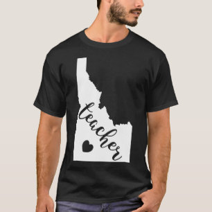 T-shirt Enseignant Rouge Pour Ed Idaho Public Education 8