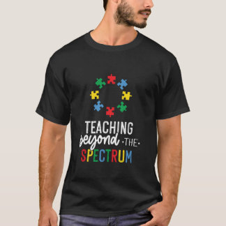 T-shirt Enseignant Sensibilisation sur l'autisme tenue pou