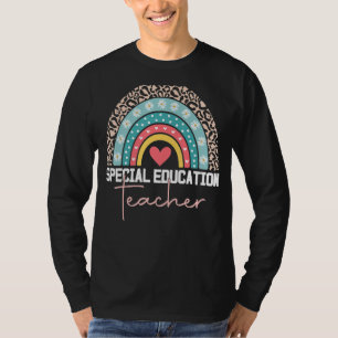 T-shirt Enseignant Spécial Spirate Ed SPED Leopard Rai