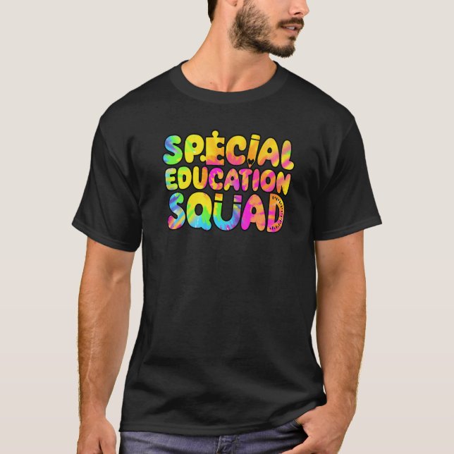 T-shirt Enseignant SPED Special Education Squad Femmes Tie (Devant)