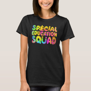 T-shirt Enseignant SPED Special Education Squad Femmes Tie