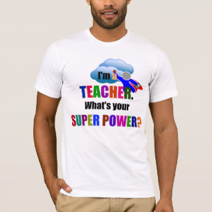 T-shirt enseignant Superhero