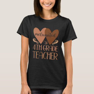 T-shirt Enseignante noire de quatrième année Histoire noir