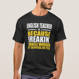 T-shirt Enseignants d'anglais pour collègue