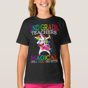 T-shirt Enseignants de 2e année Magique comme une licorne