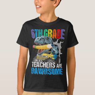 T-shirt Enseignants de 6e année sont un monstre génial