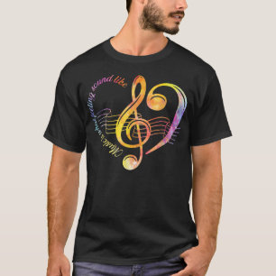 T-shirt Enseignants de musique La musique est ce que les s