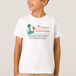 T-shirt Enseignants et bibliothécaires Pigeon Enfants Blan