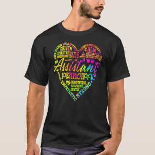 T-shirt Enseignants Principaux Adjoints Coeur Cute Retour