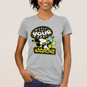 T-shirt Enseigne de karaoke Mickey Mouse Music To Your Ear