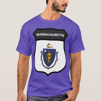 T-shirt ENSEIGNE MASSACHUSETTS IV Surdimensionnée