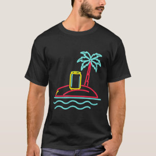 T-shirt enseigne rétro de style miami hawaii vintage 80s d