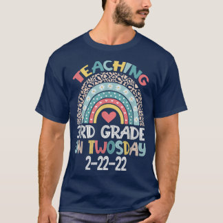 T-shirt Enseignement 3e année Le Jeudi 22222 22 Février 
