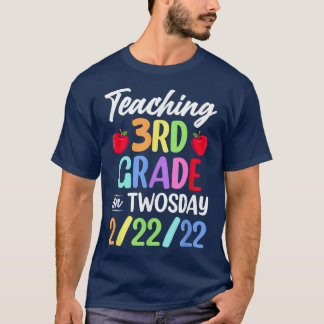 T-shirt Enseignement 3e année Le Jeudi 22222 22 Février