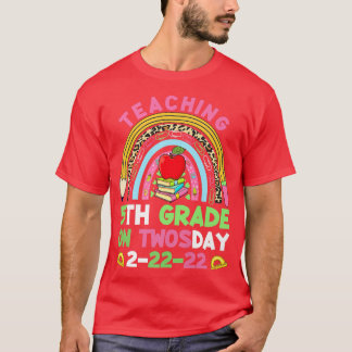 T-shirt Enseignement 5e année le 22222 22e Tea
