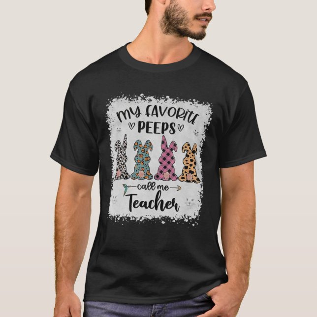T-shirt Enseignement amusant Mes Peeps préférés Enseigneme (Devant)