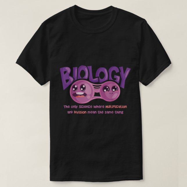 T-shirt Enseignement Biologie Cellule Science Enseignant D (Design devant)