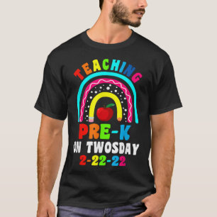 T-shirt Enseignement PréK Le Jour 2222022 Deux Jours 2022